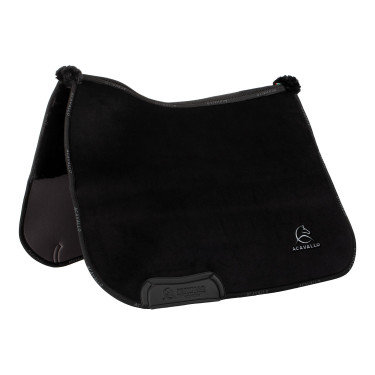 Tapis de selle DS CW-3DS louvre en forme avec intérieur en fausse peau de mouton Acavallo
