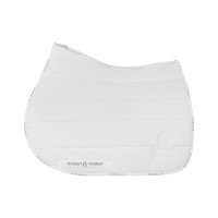 Zadeldek JS CW-3DS gewatteerd louvre en bamboe Acavallo Wit Zadeldek JS CW-3DS gewatteerd louvre en bamboe Acavallo Wit
