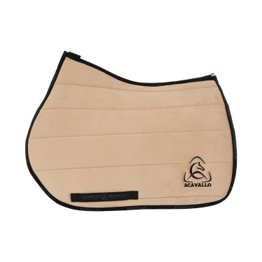 Tapis de selle JS CW-3DS matelassé louvre et bambou Acavallo Tapis de selle JS CW-3DS matelassé louvre et bambou Acavallo