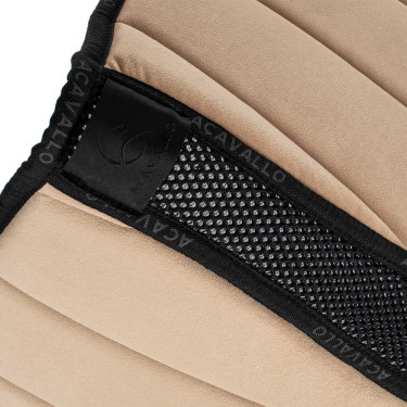 Tapis de selle JS CW-3DS matelassé louvre et bambou Acavallo Tapis de selle JS CW-3DS matelassé louvre et bambou Acavallo