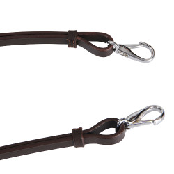 Collier de chasse simple avec bande élastique Acavallo Marron foncé