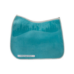 Zadeldoek speciale editie DS CW-3DS louvre & bamboe met siliconen grip Acavallo Lichtblauw Zadeldoek speciale editie DS CW-3DS louvre & bamboe met siliconen grip Acavallo Lichtblauw
