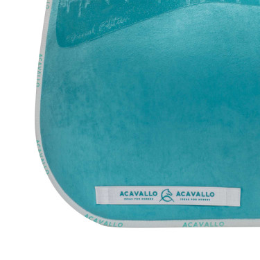 Zadeldoek speciale editie DS CW-3DS louvre & bamboe met siliconen grip Acavallo Zadeldoek speciale editie DS CW-3DS louvre & bamboe met siliconen grip Acavallo