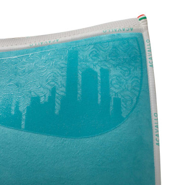Zadeldoek speciale editie DS CW-3DS louvre & bamboe met siliconen grip Acavallo Zadeldoek speciale editie DS CW-3DS louvre & bamboe met siliconen grip Acavallo