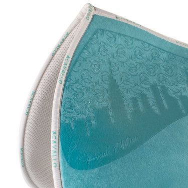 Speciale editie zadeldek JS CW-3DS louvre & bamboe met siliconen grip Acavallo Speciale editie zadeldek JS CW-3DS louvre & bamboe met siliconen grip Acavallo