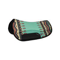 Tapis de selle TTech Barrel nouveau design Burioni Vert indi Multi-couleurs Tapis de selle TTech Barrel nouveau design Burioni Vert indi Multi-couleurs