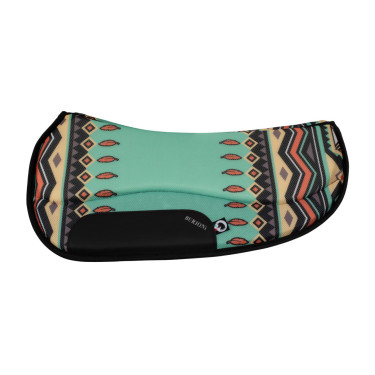 Tapis de selle TTech Barrel nouveau design Burioni Vert indi Multi-couleurs