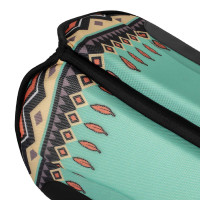 Tapis de selle TTech Barrel nouveau design Burioni Vert indi Multi-couleurs Tapis de selle TTech Barrel nouveau design Burioni Vert indi Multi-couleurs