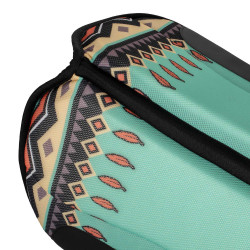 Tapis de selle TTech Barrel nouveau design Burioni Vert indi Multi-couleurs