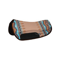 Tapis de selle TTech Barrel nouveau design Burioni Vert indi Multi-couleurs Tapis de selle TTech Barrel nouveau design Burioni Vert indi Multi-couleurs