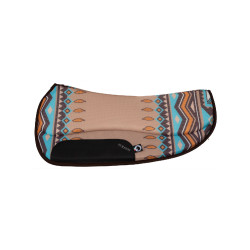 Tapis de selle TTech Barrel nouveau design Burioni Noisette indi Multi-couleurs Tapis de selle TTech Barrel nouveau design Burioni Noisette indi Multi-couleurs