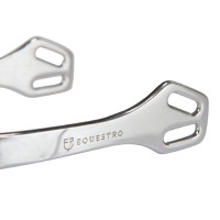 Éperons anglais avec molette courbée horizontale Equestro