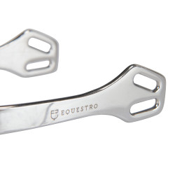 Éperons anglais avec molette courbée horizontale Equestro