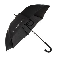 Paraplu met logo Equestro Zwart Paraplu met logo Equestro Zwart