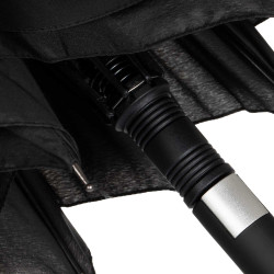 Parapluie avec logo Equestro Noir Parapluie avec logo Equestro Noir