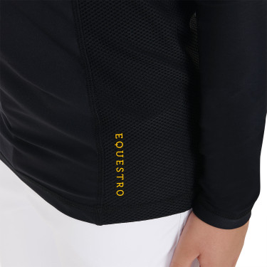 Basisondergoed voor jongens van technisch stof Equestro Zwart