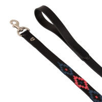 Laisse pour chien modèle Polo S Equestro Noir Laisse pour chien modèle Polo S Equestro Noir