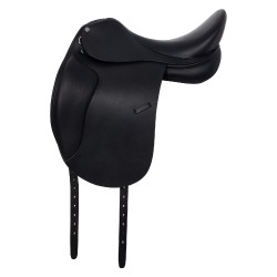 Selle de dressage avec taquets amovibles Equestro Noir