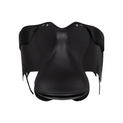 Selle de dressage avec taquets amovibles Equestro Noir