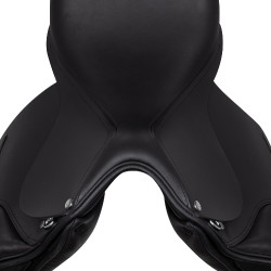 Selle de dressage avec taquets amovibles Equestro Noir