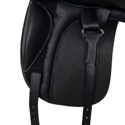 Selle de dressage avec taquets amovibles Equestro Noir
