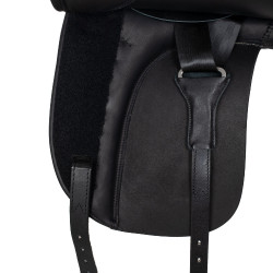 Selle de dressage avec taquets amovibles Equestro Noir