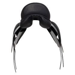 Selle de dressage avec taquets amovibles Equestro Noir
