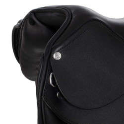 Selle de dressage avec taquets amovibles Equestro Noir