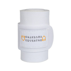 Bandages élastiques avec fermeture velcro Equestro Blanc Bandages élastiques avec fermeture velcro Equestro Blanc