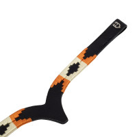 Frontal en cuir avec décoration navajo Equestro Noir