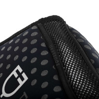 Memory foam mat met siliconen grip en wit Equestro-logo Marine Marineblauw Memory foam mat met siliconen grip en wit Equestro-logo Marine Marineblauw