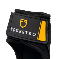 Kogelbeschermers van neopreen met klittenbandsluiting Equestro Zwart
