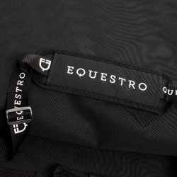 Tas voor zadeldek met logo Equestro Zwart