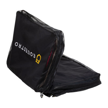 Sac pour tapis de selle avec logo Equestro Noir