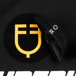 Tapis de selle de saut Scuderia Equestro en tissu technique Equestro Noir Tapis de selle de saut Scuderia Equestro en tissu technique Equestro Noir