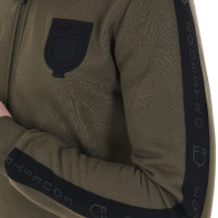 Herenhoodie met fleecevoering Equestro Walnoot Bruin Herenhoodie met fleecevoering Equestro Walnoot Bruin