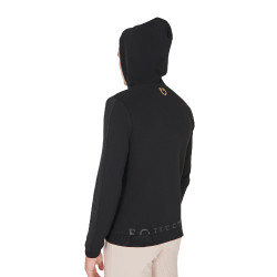 Herenhoodie met fleecevoering Equestro Zwart
