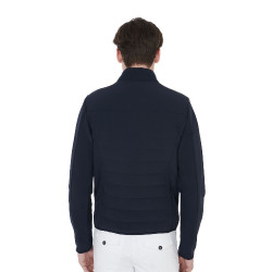 Veste pour homme en tissu technique perforé Equestro Marine Bleu marine Veste pour homme en tissu technique perforé Equestro Marine Bleu marine