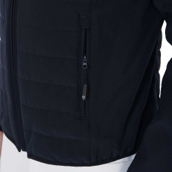 Veste pour homme en tissu technique perforé Equestro Marine Bleu marine Veste pour homme en tissu technique perforé Equestro Marine Bleu marine