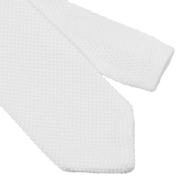 Stropdas voor heren met Equestro-logo Wit