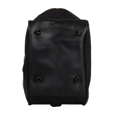 Sac pour bottes et casque logo brodé Equestro Noir