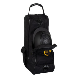 Sac pour bottes et casque deux fermetures éclair Equestro Noir