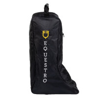Tas voor laarzen logo Equestro Zwart Tas voor laarzen logo Equestro Zwart