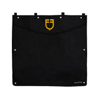 Korte stalafscheiding met geborduurd logo Equestro Zwart Korte stalafscheiding met geborduurd logo Equestro Zwart