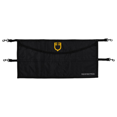 Porte de box avec logo brodé Equestro Noir