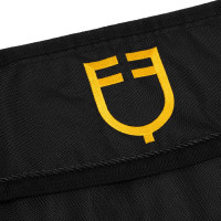 Porte de box avec logo brodé Equestro Noir Porte de box avec logo brodé Equestro Noir