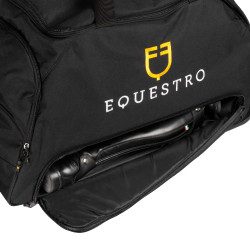 Sac trolley avec logo brodé Equestro Noir Sac trolley avec logo brodé Equestro Noir