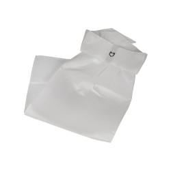 Wedstrijdplastron met geborduurd Equestro-logo Wit