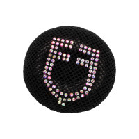 Filet à cheveux avec strass Equestro Noir Filet à cheveux avec strass Equestro Noir