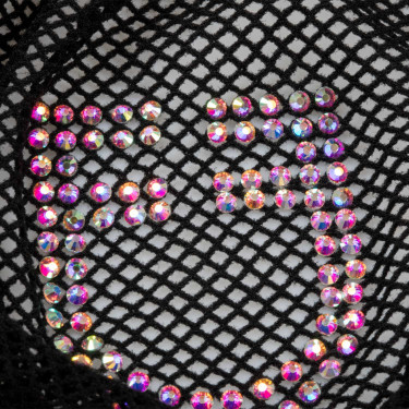 Filet à cheveux avec strass Equestro Filet à cheveux avec strass Equestro